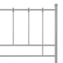 Estructura de cama de metal gris 200x200 cm de vidaXL, Camas y somieres - Ref: Foro24-324966, Precio: 95,77 €, Descuento: %