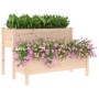 Jardinera de madera maciza de pino 110x84x75 cm en Maceteros y jardineras | Comprar online en Foro24