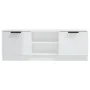 Glossy white plywood TV cabinet 102x35x36.5 cm by vidaXL, TV Furniture - Ref: Foro24-811517, Price: 76,29 €, Discount: %