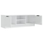 Hochglanzweißer TV-Schrank aus Sperrholz, 102 x 35 x 36,5 cm von vidaXL, TV-Möbel - Ref: Foro24-811517, Preis: 77,71 €, Rabat...