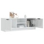 Mueble de TV madera contrachapada blanco brillo 102x35x36,5 cm de vidaXL, Muebles TV - Ref: Foro24-811517, Precio: 80,49 €, D...