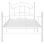 Bettgestell aus weißem Metall, 90 x 200 cm von vidaXL, Betten und Lattenroste - Ref: Foro24-324989, Preis: 135,35 €, Rabatt: %