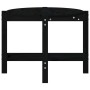Mesa de centro de madera maciza de pino negro 118x63x45 cm