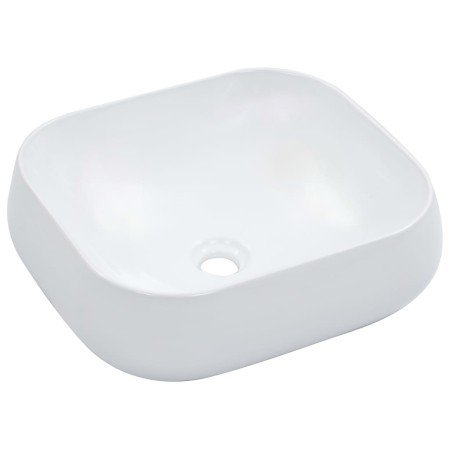Lavabo 44,5x39,5x14,5 cm cerámica blanco en Lavabos | Comprar online en Foro24