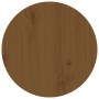 Mesa de centro de madera maciza de pino marrón miel Ø35x35 cm
