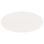 Mesa de centro de madera maciza de pino blanco 80x40x35 cm