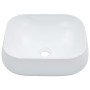 Lavabo 44,5x39,5x14,5 cm cerámica blanco en Lavabos | Comprar online en Foro24