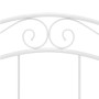 Bettgestell aus weißem Metall, 120 x 200 cm von vidaXL, Betten und Lattenroste - Ref: Foro24-324995, Preis: 137,14 €, Rabatt: %