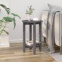 Mesa de centro de madera maciza de pino gris Ø40x60 cm en Mesas de centro | Comprar online en Foro24