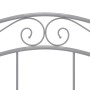 Estructura de cama de metal gris 120x200 cm de vidaXL, Camas y somieres - Ref: Foro24-324996, Precio: 119,61 €, Descuento: %