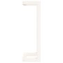 Toallero de madera maciza de pino blanco 23x18x60 cm