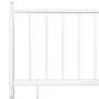 Estructura de cama de metal blanco 100x200 cm de vidaXL, Camas y somieres - Ref: Foro24-325013, Precio: 80,68 €, Descuento: %