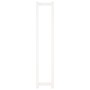 Toallero de madera maciza de pino blanco 23x18x110 cm