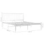 Bettgestell aus weißem Metall, 140 x 200 cm von vidaXL, Betten und Lattenroste - Ref: Foro24-325019, Preis: 93,55 €, Rabatt: %