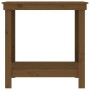 Banco de trabajo madera maciza de pino marrón miel 80x50x80 cm