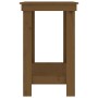 Banco de trabajo madera maciza de pino marrón miel 110x50x80 cm