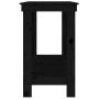 Banco de trabajo de madera maciza de pino negro 140x50x80 cm