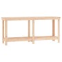 Banco de trabajo de madera maciza de pino 180x50x80 cm