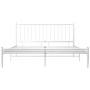 Bettgestell aus weißem Metall, 180 x 200 cm von vidaXL, Betten und Lattenroste - Ref: Foro24-325025, Preis: 170,15 €, Rabatt: %