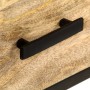Aparador de madera maciza de mango 110x33x64 cm de vidaXL, Aparadores - Ref: Foro24-322678, Precio: 170,20 €, Descuento: %