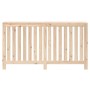 Cubierta de radiador madera maciza de pino 153x19x84 cm