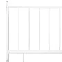 Estructura de cama de metal blanco 200x200 cm de vidaXL, Camas y somieres - Ref: Foro24-325028, Precio: 156,39 €, Descuento: %