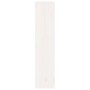 Cubierta de radiador madera maciza de pino blanco 79,5x19x84 cm