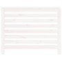 Cubierta de radiador madera maciza de pino blanco 108,5x19x84cm
