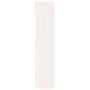Cubierta de radiador madera maciza de pino blanco 169x19x84 cm