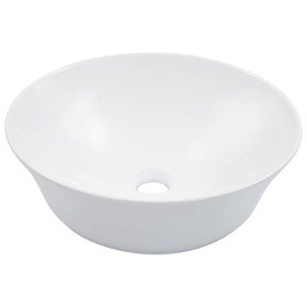 Lavabo 41x12,5 cm cerámica blanco