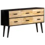 Solid mango wood sideboard 110x33x64 cm by vidaXL, Sideboards - Ref: Foro24-322678, Price: 170,20 €, Discount: %