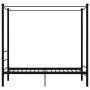 Schwarzer Himmelbettrahmen aus Metall, 100 x 200 cm von vidaXL, Betten und Lattenroste - Ref: Foro24-325054, Preis: 128,97 €,...