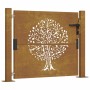 Corten steel garden gate tree design 105x105 cm by vidaXL, garden gates - Ref: Foro24-153161, Price: 195,20 €, Discount: %