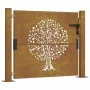 Corten steel garden gate tree design 105x105 cm by vidaXL, garden gates - Ref: Foro24-153161, Price: 194,54 €, Discount: %