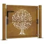Corten steel garden gate tree design 105x105 cm by vidaXL, garden gates - Ref: Foro24-153161, Price: 194,54 €, Discount: %