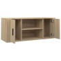Mueble para TV madera contrachapada color roble 100x35x40 cm en Muebles TV | Comprar online en Foro24