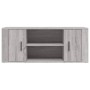 Mueble de TV madera contrachapada gris Sonoma 100x35x40 cm