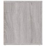 Mueble de TV madera contrachapada gris Sonoma 100x35x40 cm