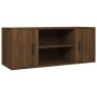 Mueble TV madera contrachapada color marrón roble 100x35x40 cm en Muebles TV | Comprar online en Foro24