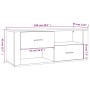 Mueble para TV madera contrachapada blanco 100x35x40 cm