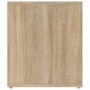 Mueble para TV madera contrachapada color roble 100x35x40 cm