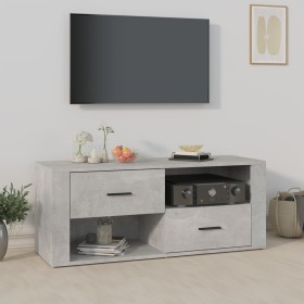 Mueble para TV contrachapada gris hormigón 100x35x40 cm Mueble para TV contrachapada gris hormigón 100x35x40 cm