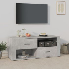 Mueble para TV contrachapada gris hormigón 100x35x40 cm en Muebles TV | Comprar online en Foro24