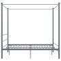 Graues Himmelbettgestell aus Metall, 160 x 200 cm von vidaXL, Betten und Lattenroste - Ref: Foro24-325065, Preis: 157,43 €, R...