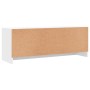 Mueble de TV madera de ingeniería blanco 102x30x37,5 cm