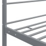 Graues Himmelbettgestell aus Metall, 160 x 200 cm von vidaXL, Betten und Lattenroste - Ref: Foro24-325065, Preis: 157,43 €, R...