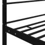 Estructura de cama con dosel metal negro 180x200 cm de vidaXL, Camas y somieres - Ref: Foro24-325066, Precio: 179,01 €, Descu...