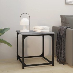 Mesa auxiliar de madera contrachapada gris Sonoma 40x40x40 cm Mesa auxiliar de madera contrachapada gris Sonoma 40x40x40 cm