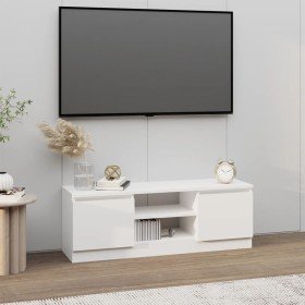 Mueble de TV con puerta blanco 102x30x36 cm Mueble de TV con puerta blanco 102x30x36 cm