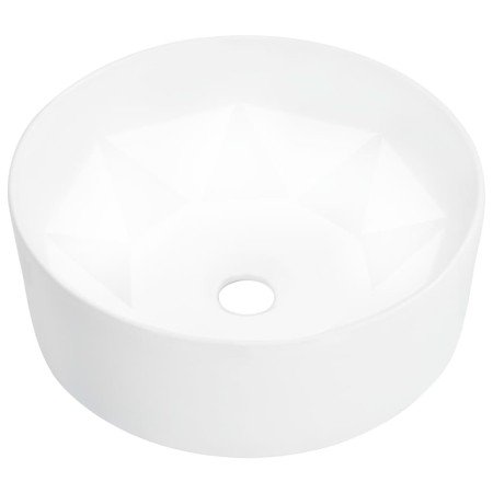 Lavabo 36x14 cm cerámica blanco